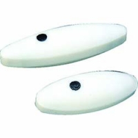 （株）フロンケミカル NR3030-001 フロンケミカル　フッ素樹脂（ＰＴＦＥ）強力撹拌子オーバル型　６パイ×１５ｍｍ