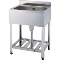 （株）東製作所 KP1-600 アズマ　一槽シンク（ホース付）　６００×４５０×８００