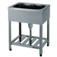 （株）東製作所 KPC1-450 アズマ　一槽シンクＢＧ無ホース付　４５０×４５０×８００