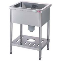 タニコー（株） TTS-1S-60NB タニコー　一槽シンク（ホース１本付）