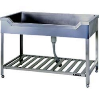 （株）東製作所 KF-900 アズマ　舟形シンク（ホース付）　９００×４５０×８００