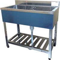 （株）東製作所 KP1-750 アズマ　一槽シンク（ホース付）　７５０×４５０×８００