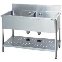 タニコー（株） TX-2S-150 タニコー　ニ槽シンク