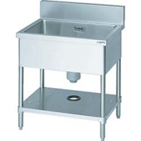 （株）マルゼン BSI-066 マルゼン　一槽シンク６００×６００×８００（ホース付）