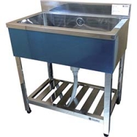 （株）東製作所 HP1-900 アズマ　一槽シンク（ホース付）　９００×６００×８００