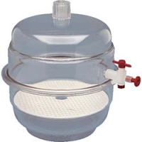 ＴＡＲＳＯＮＳ 403020 ＴＡＲＳＯＮＳ　透明真空デシケーター（ストップコック付）　径２００ｍｍ