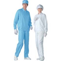 日本亚速旺 ASONE   2-8303-11 ＡＳ　無塵衣ＡＳ２０３Ｃ　上衣　ブルー　３Ｌ