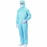 （株）ブラストン BSC-11001-B-M ブラストン　フード付カバーオール－青－Ｍ