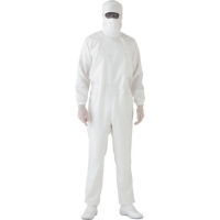 日本绿安全 MIDORI C1001W-5L ミドリ安全　高通気性超静電クリーンウェア