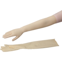 日本亚速旺 ASONE   1-1432-02 ＡＳ　ラテックスロング手袋パウダーフリー　Ｍ　（２５双入）