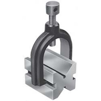 （株）ユニセイキ KV-50 ユニ　硬鋼製クランプ付Ｖブロック　５０ｍｍ