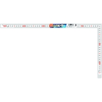 シンワ測定（株） 11183 シンワ　曲尺平ぴた　ホワイト　５０ｃｍ／１尺６寸　併用目盛
