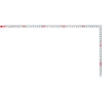（株）ＴＪＭデザイン KA-M5U タジマ　等厚曲尺　同目裏２段５０ｃｍ