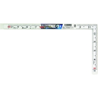 シンワ測定（株） 11105 シンワ　曲尺同厚　ホワイト　１尺／３０ｃｍ　併用目盛　名作