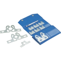 日本中山 TRUSCO  L300MC ＴＲＵＳＣＯ　ラジアスゲージ　Ｌ型　測定範囲１３．５～１７．０　８枚組