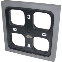 （株）藤田製作所 NO.2440-350X350X45 ＦＵＪＩＴＡ　アルミナセラミックス製四直角マスター