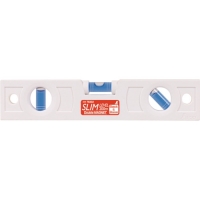 シンワ測定（株） 76332 シンワ　スリムレベル　２００ｍｍ白　背面マグネット付