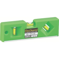 （株）エビス ED-15TLMG エビスダイヤモンド　磁石付トレンディレベル　蛍光グリーン