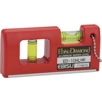 （株）エビス ED-10HLMR エビスダイヤモンド　磁石付ハンディーレベルー２　レッド