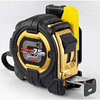 （株）ＴＪＭデザイン SFG3GL25-75BL タジマ　セフコンベＧ３ゴールドロック２５－７５メートル目盛