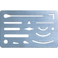 シンワ測定（株） 70963 シンワ　字消板ステンレス製