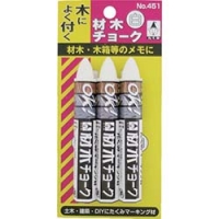 （株）たくみ 451 たくみ　材木チョーク　３本パック　白