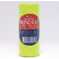シンワ測定（株） 78486 シンワ　ポリエステル水糸　チーズ巻蛍光イエロー　細　０．５ｍｍ５００ｍ