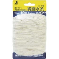 シンワ測定（株） 78495 シンワ　純綿水糸　カード巻　１０号１．４ｍｍ　１００ｍ