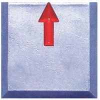 ＳＴＳ（株） SH-15 ＳＴＳ　境界用標示板（貼付用）ＳＨ－１５　（１０枚入）