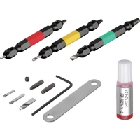 日本安力士 ANEX  ANH-S3 アネックス　なめたネジはずしビット３本組　Ｍ２．５～８ネジ用　ステンレスネジにも対応　全長６５ｍｍ