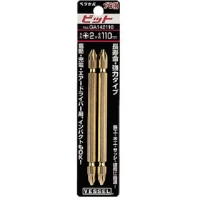 （株）ベッセル GM142110 ベッセル　両頭ゴールドビット２本組　ＧＭ　＋２×１１０ｍｍ