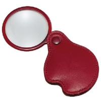 日本池田I.L.K  3123 池田レンズ　革製ポケットルーペ