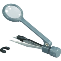 （株）光 HE-08 光　ＬＥＤライト付きルーペ　ピンセット付き
