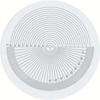 （株）京葉光器 S-209 リーフ　ガラススケール