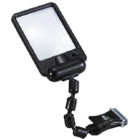 日本池田I.L.K  1703L 池田レンズ　ＬＥＤライト付クリップルーペ　３．５倍