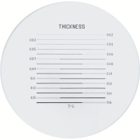 （株）京葉光器 S-103 リーフ　ガラススケール