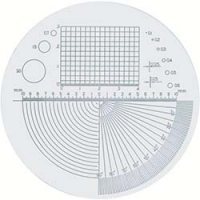 （株）京葉光器 S-101 リーフ　ガラススケール