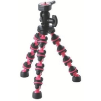 日本 ELECOM  DGT-015PN エレコム　デジカメ用三脚／どこでも三脚／ピンク