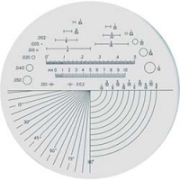 （株）京葉光器 S-205 リーフ　ガラススケール