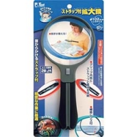 日本 TASCO ミツトモ 20414 Ｐ・ＴＯＯＬ　ストラップ付　拡大鏡