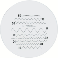（株）京葉光器 S-111 リーフ　ガラススケール