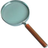 日本池田I.L.K  1361 池田レンズ　金枠製手持ちルーペ