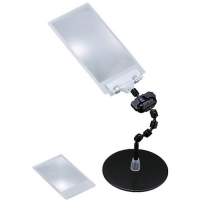 日本池田I.L.K  1705L 池田レンズ　ＬＥＤライト付スタンドルーペ　２＆３倍　スタンド式