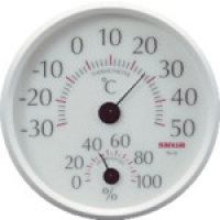 三和電気計器（株） TH-10 ＳＡＮＷＡ　アナログ温湿度計
