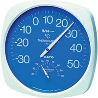 （株）佐藤計量器製作所 TH-300 佐藤　シャトー温湿度計　ＴＨ－３００　（１０１３－００）