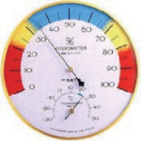 （株）佐藤計量器製作所 1412-00 佐藤　メロディー温湿度計　（１４１２－００）