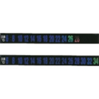 （株）日本緑十字社 270105 緑十字　デジタルサーモテープ（示温材）　－６～１４℃　１０×９２ｍｍ　３０枚組