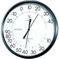 リズム時計工業（株） 9CZ013-003 シチズン　アナログ温湿度計　ホワイト