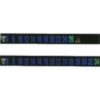 （株）日本緑十字社 270101 緑十字　デジタルサーモテープ（示温材）　６～３４℃　１０×９２ｍｍ　３０枚組