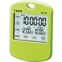 （株）佐藤計量器製作所 TM-34T-G 佐藤　ターゲットタイマーミニ　グリーン　（１８０２－１２）